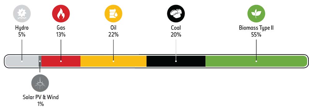 Proposed Energy Mix By 2030